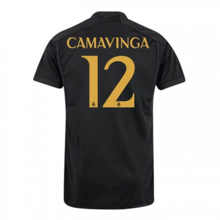 Real Madrid Camavinga 12 Alternativní 2023-24 - Fotbalové Dresy (S/S)